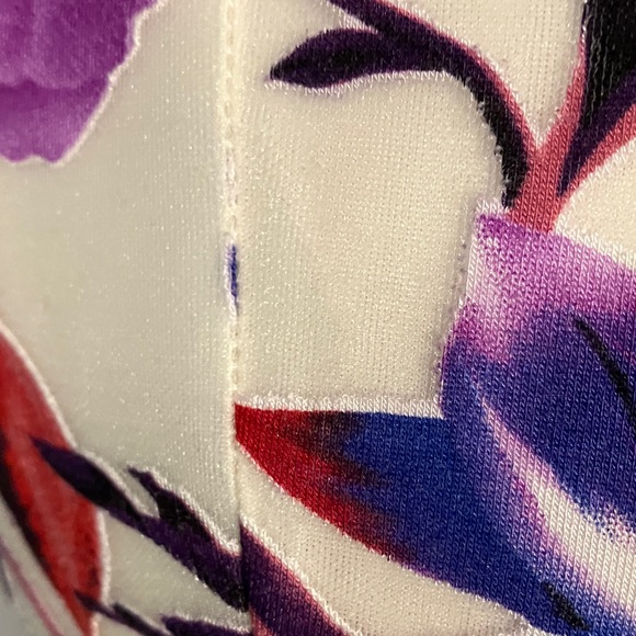 Gabby Skye Floral Mini Dress - Purple and Red - Picture 4 of 16